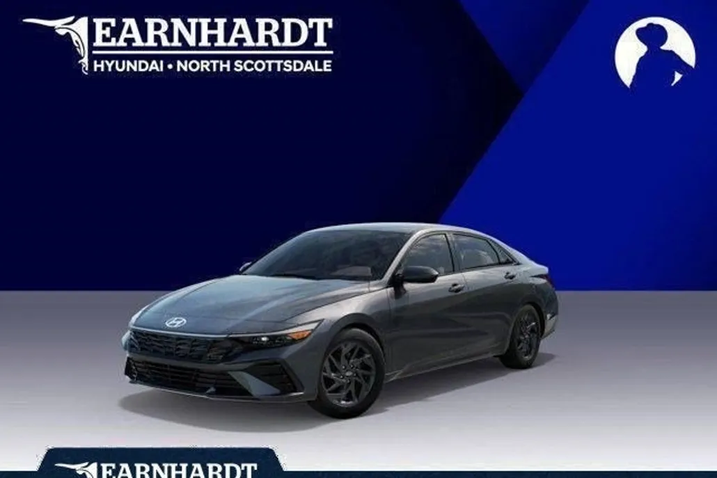 2025 Hyundai Elantra Hybrid Blue photo 1
