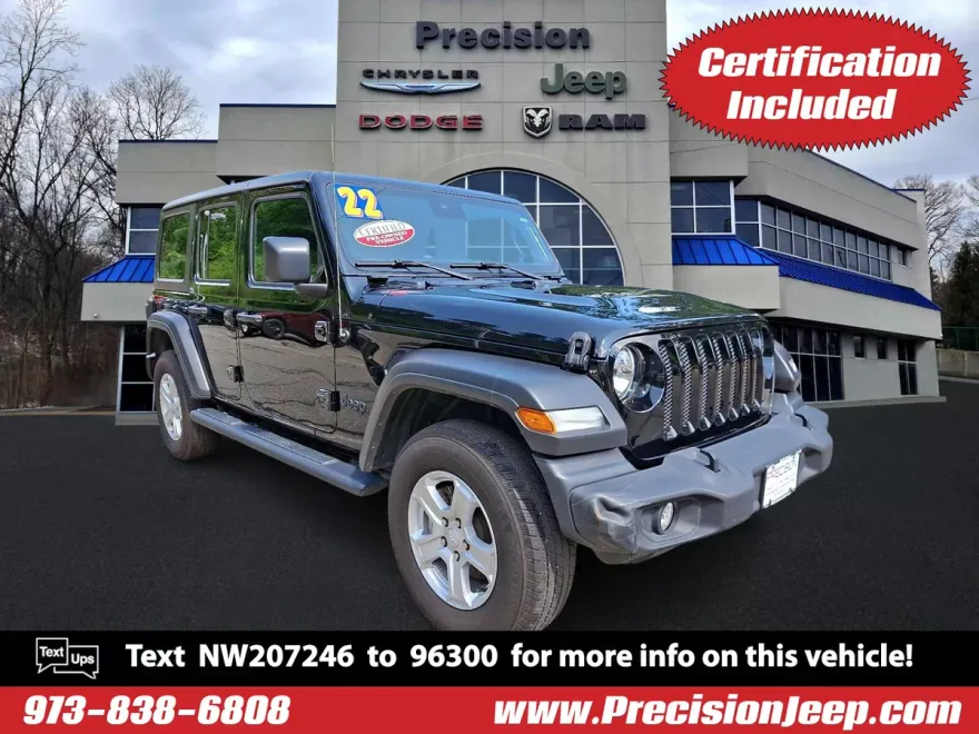 2022 Jeep Wrangler Unlimited Sport S photo 1