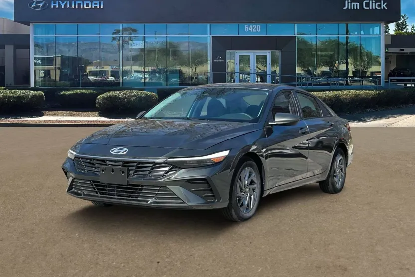 2025 Hyundai Elantra Hybrid Blue photo 1
