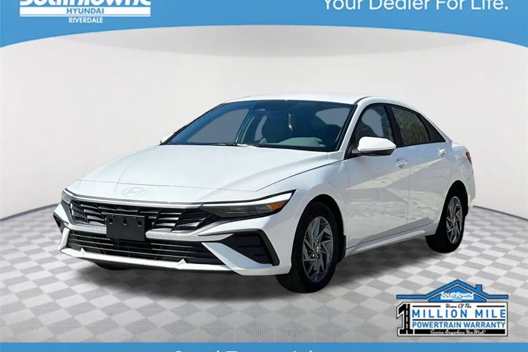 2025 Hyundai Elantra Hybrid Blue photo 1