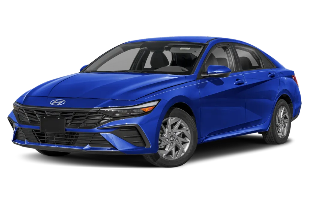 2025 Hyundai Elantra Hybrid Blue photo 1