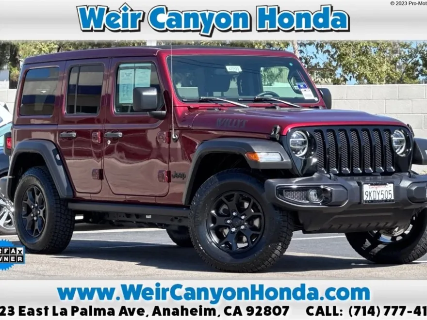 2021 Jeep Wrangler Unlimited Willys photo 1
