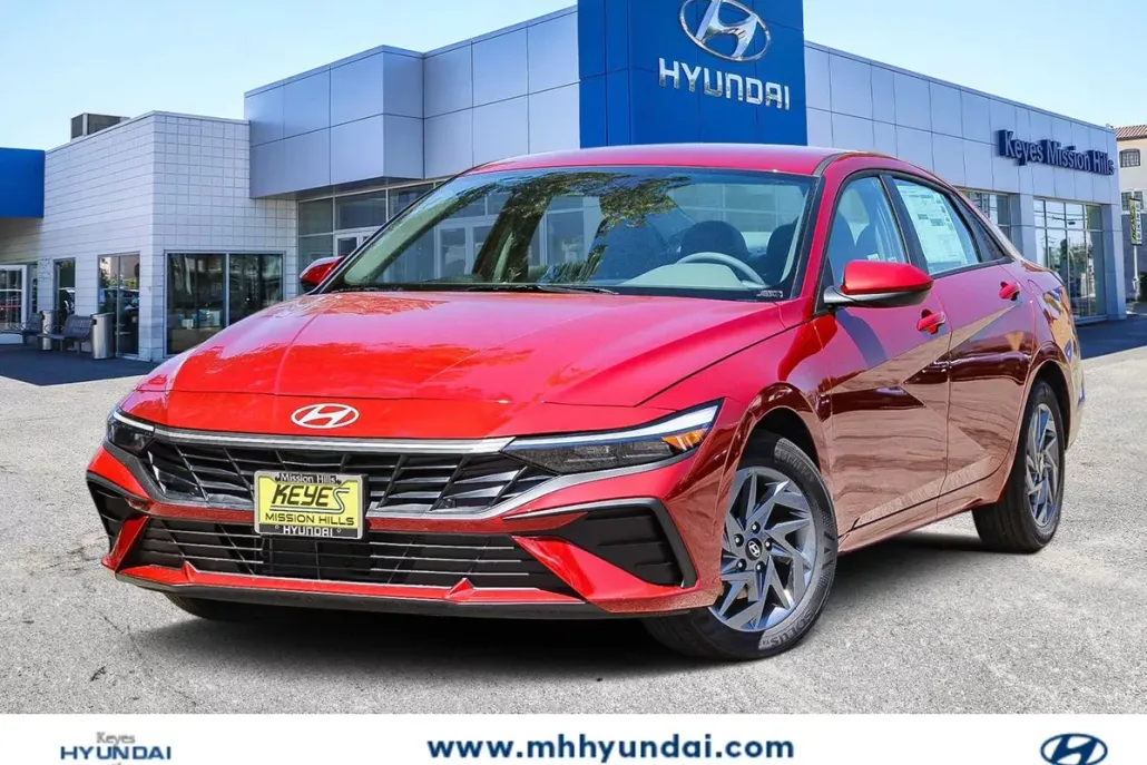 2025 Hyundai Elantra Hybrid Blue photo 1
