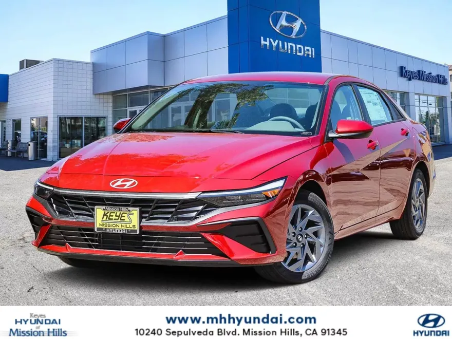 2025 Hyundai Elantra Hybrid Blue photo 1
