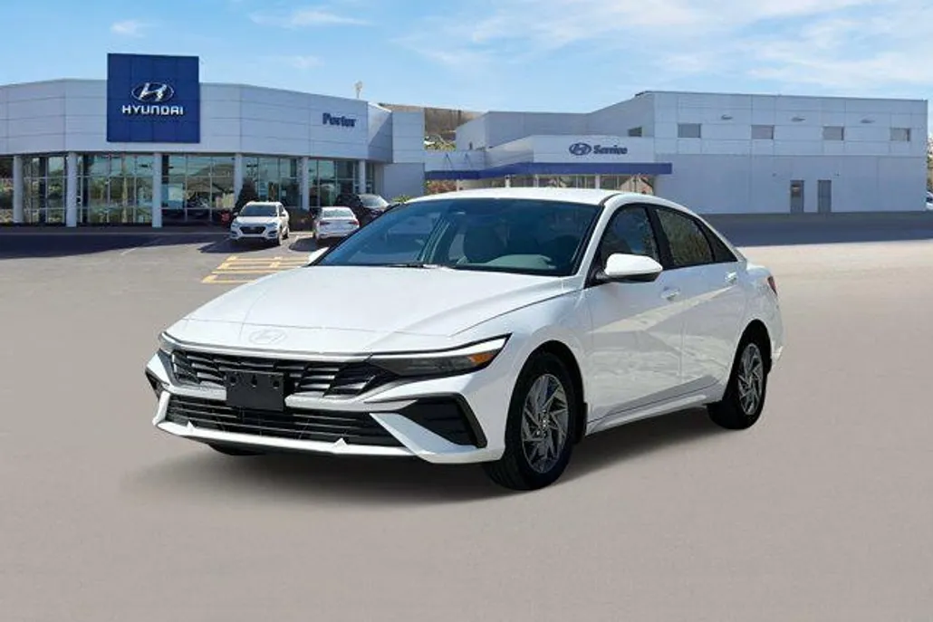 2025 Hyundai Elantra Hybrid Blue photo 1