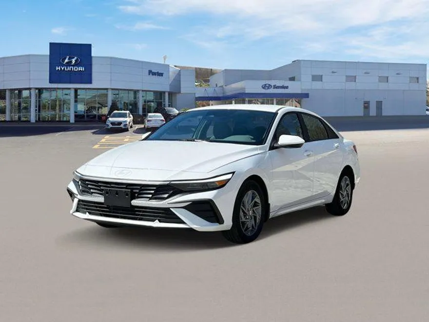 2025 Hyundai Elantra Hybrid Blue photo 1