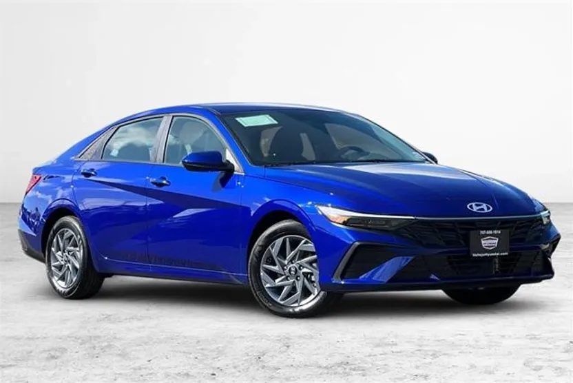 2025 Hyundai Elantra Hybrid Blue photo 1