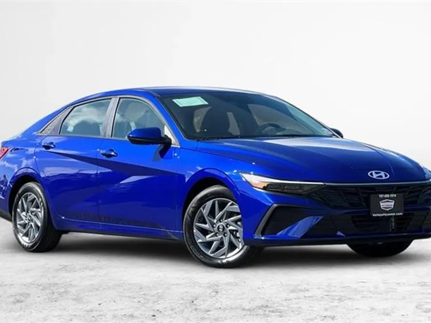 2025 Hyundai Elantra Hybrid Blue photo 1