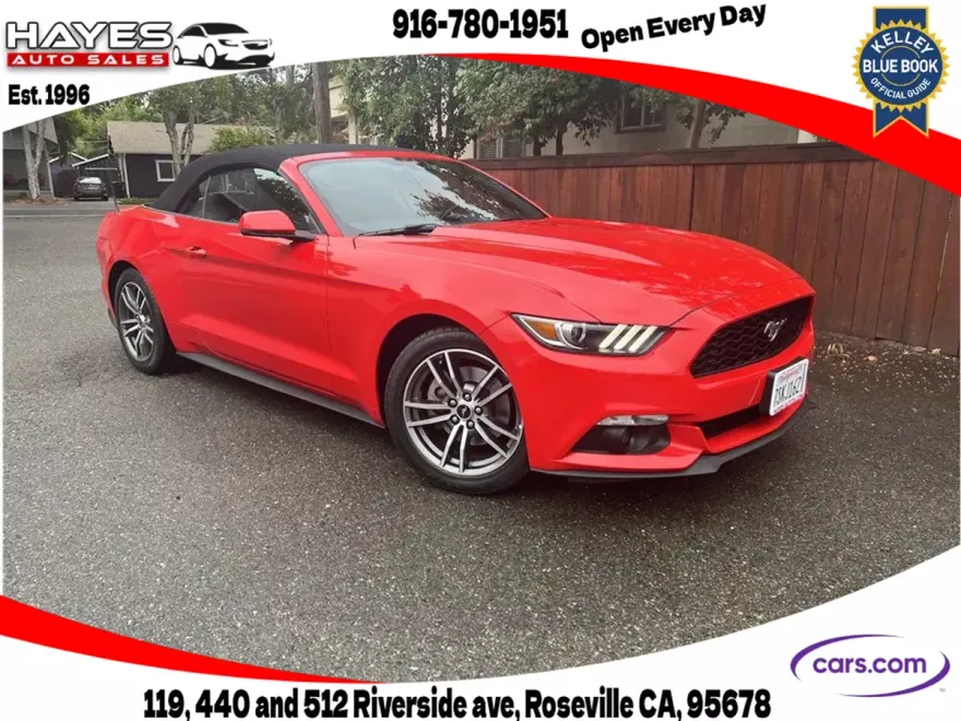 2016 Ford Mustang EcoBoost Premium Convertible photo 1