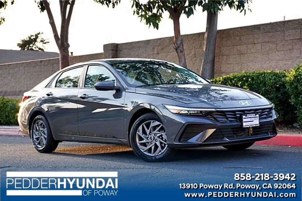 2025 Hyundai Elantra Hybrid Blue photo 1