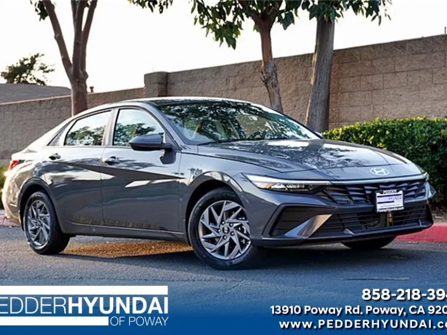 2025 Hyundai Elantra Hybrid Blue photo 1