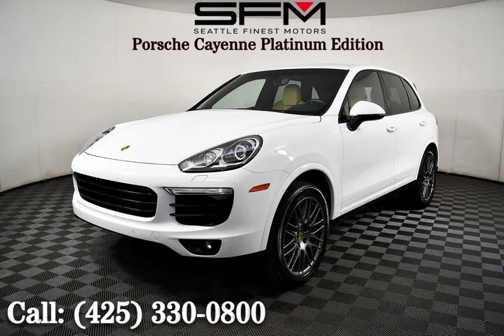 2017 Porsche Cayenne Platinum Edition photo 1