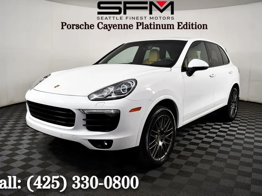 2017 Porsche Cayenne Platinum Edition photo 1