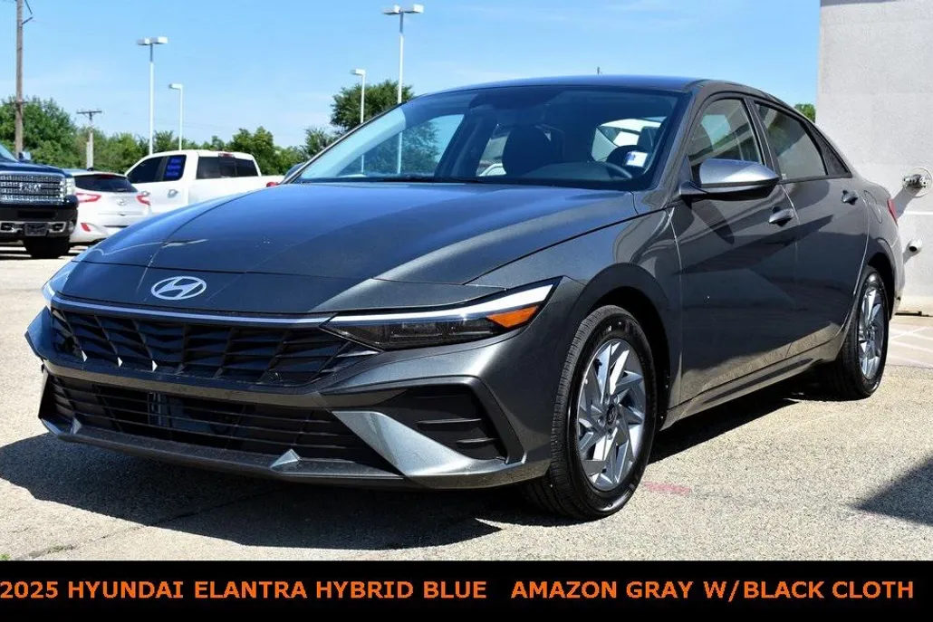 2025 Hyundai Elantra Hybrid Blue photo 1