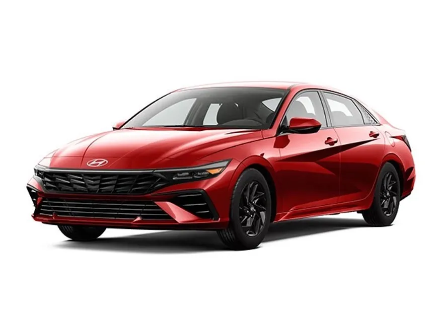 2025 Hyundai Elantra Hybrid Blue photo 1