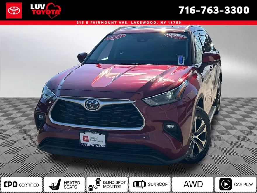 2022 Toyota Highlander Hybrid XLE photo 1