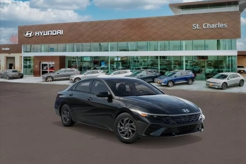 2025 Hyundai Elantra Hybrid Blue photo 1