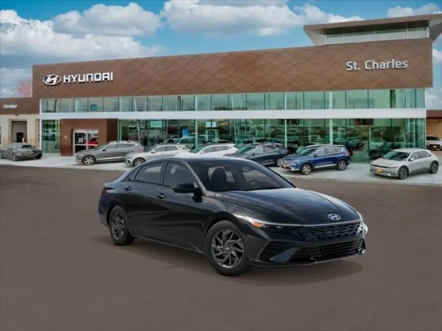 2025 Hyundai Elantra Hybrid Blue photo 1