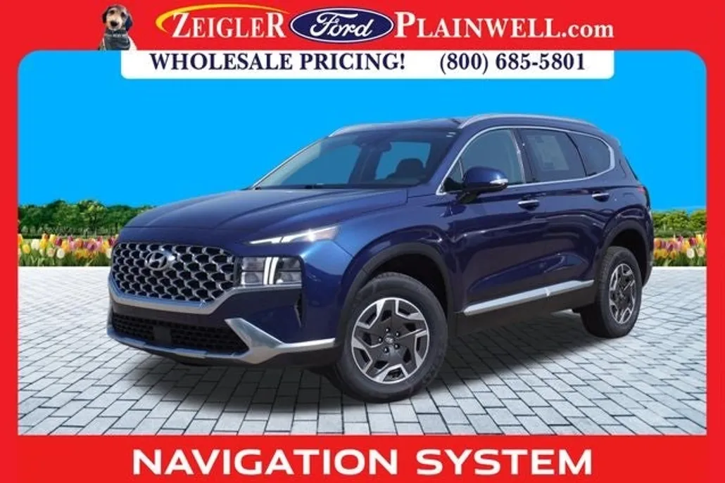 2023 Hyundai Santa Fe Blue photo 1