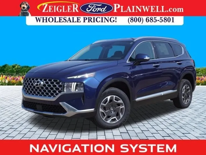 2023 Hyundai Santa Fe Blue photo 1