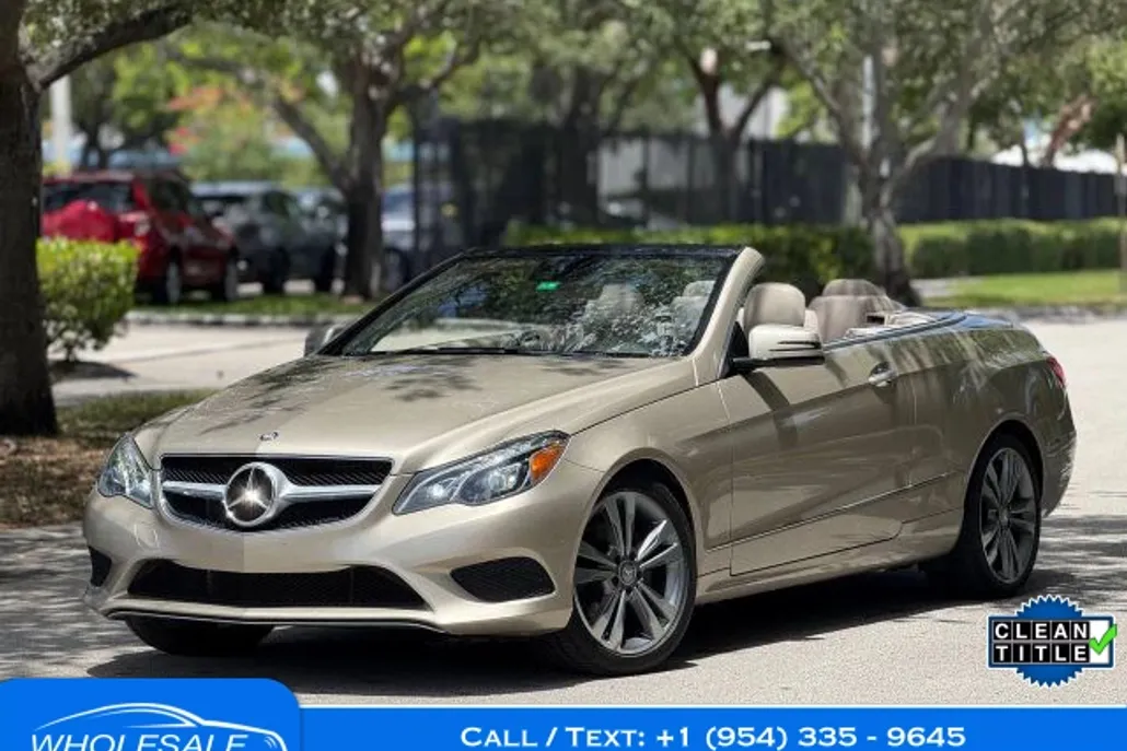 2014 Mercedes Benz E 350 Cabriolet photo 1