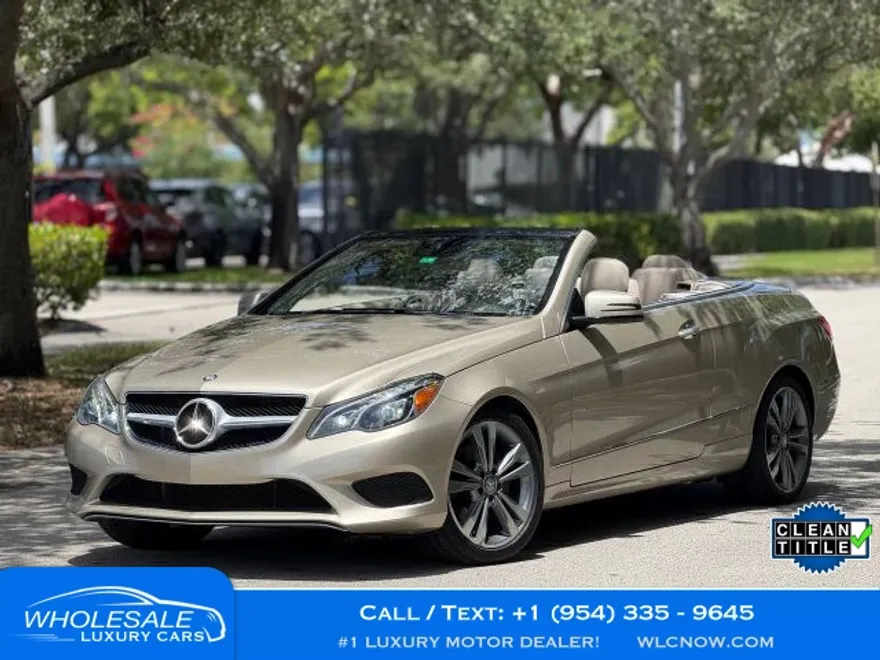 2014 Mercedes Benz E 350 Cabriolet photo 1