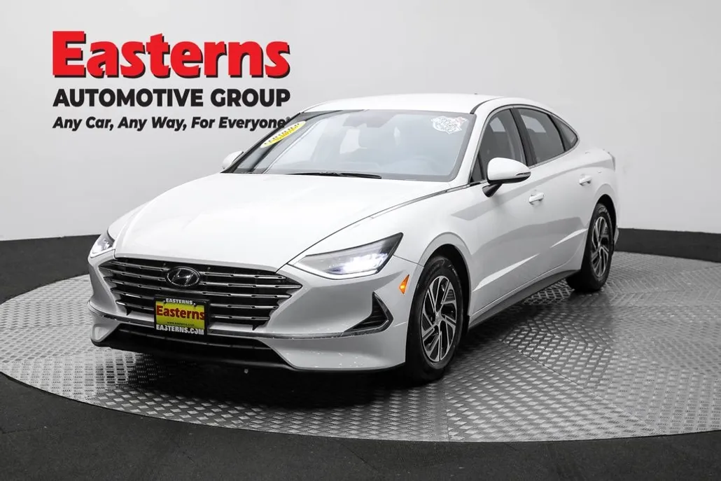 2022 Hyundai Sonata Hybrid Blue photo 1