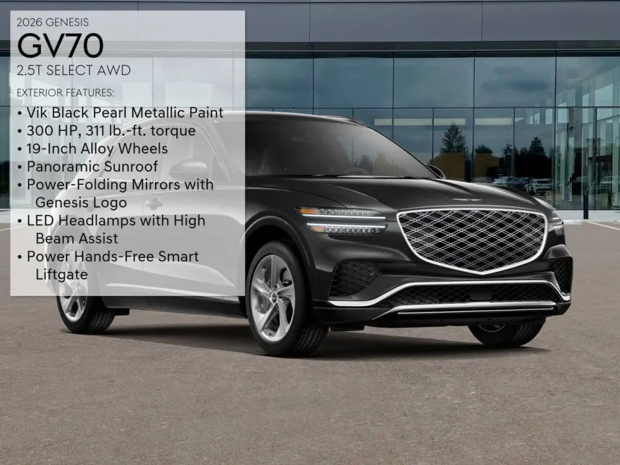2026 Genesis GV70 2.5T Select photo 1
