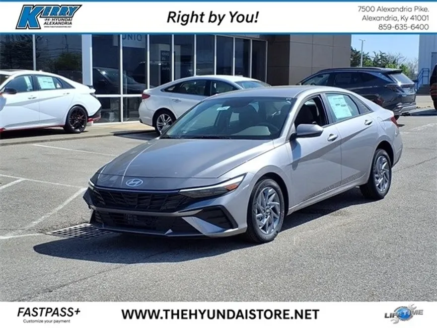 2025 Hyundai Elantra Hybrid Blue photo 1