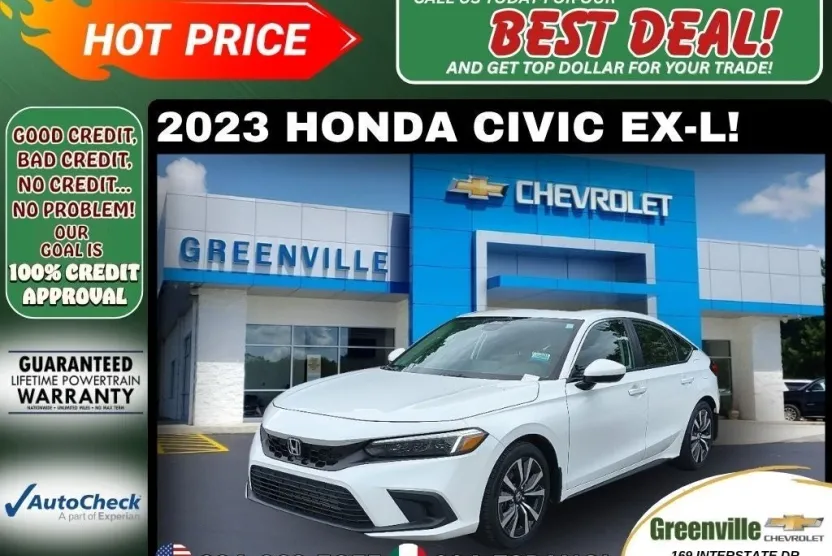 2023 Honda Civic Hatchback EX-L photo 1