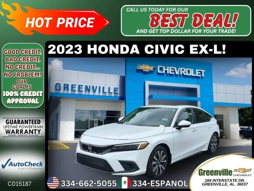 2023 Honda Civic Hatchback EX-L photo 1