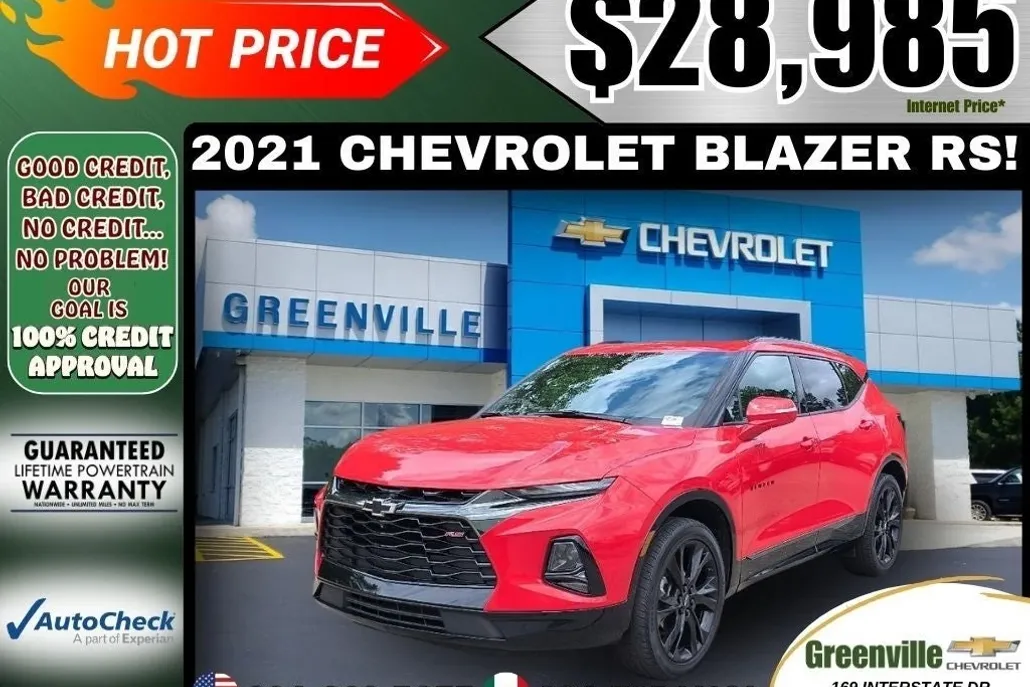 2021 Chevrolet Blazer RS photo 1