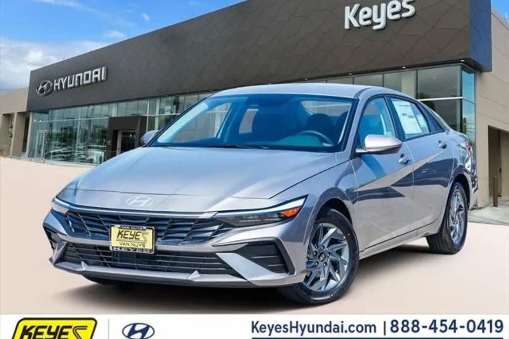 2025 Hyundai Elantra Hybrid Blue photo 1