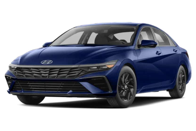 2024 Hyundai Elantra Hybrid Blue photo 1