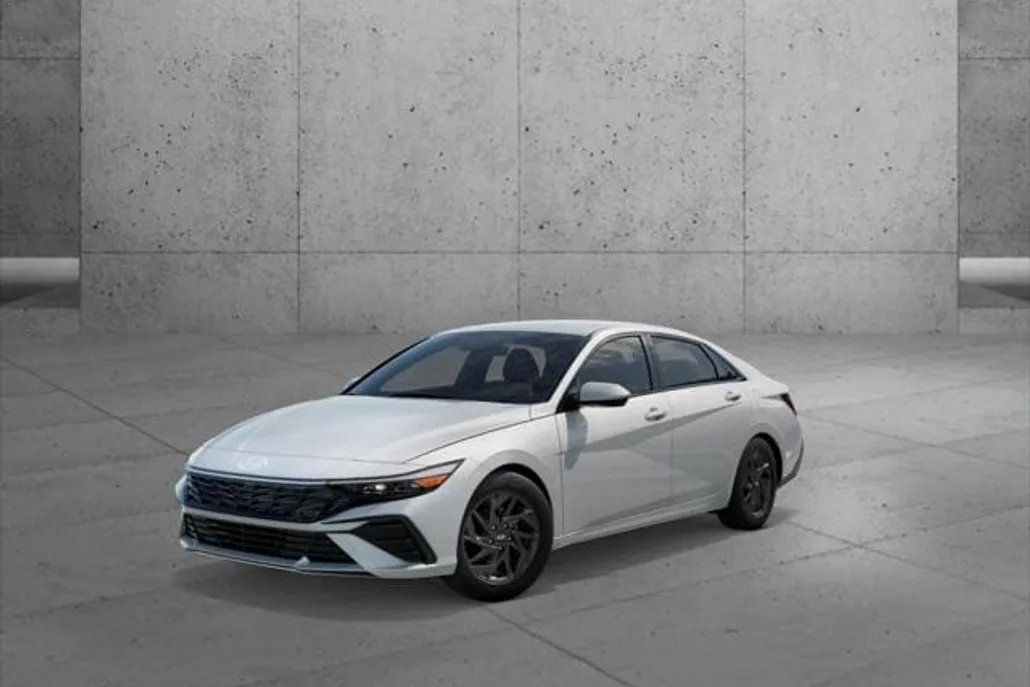 2025 Hyundai Elantra Hybrid Blue photo 1
