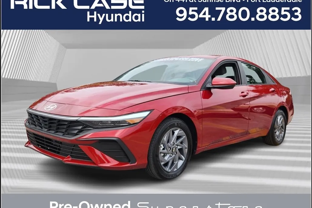 2025 Hyundai Elantra Hybrid Blue photo 1