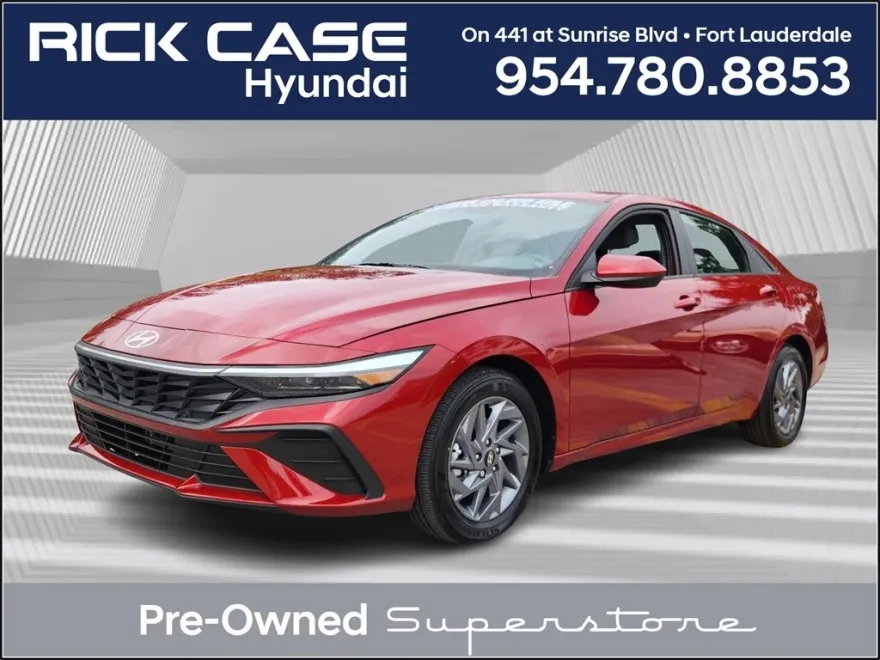 2025 Hyundai Elantra Hybrid Blue photo 1