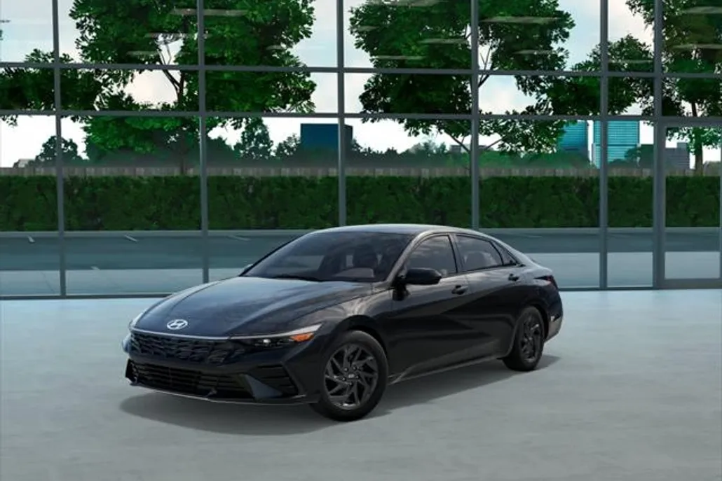 2025 Hyundai Elantra Hybrid Blue photo 1