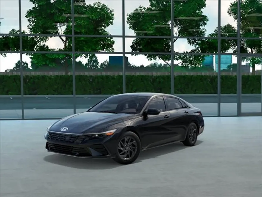 2025 Hyundai Elantra Hybrid Blue photo 1