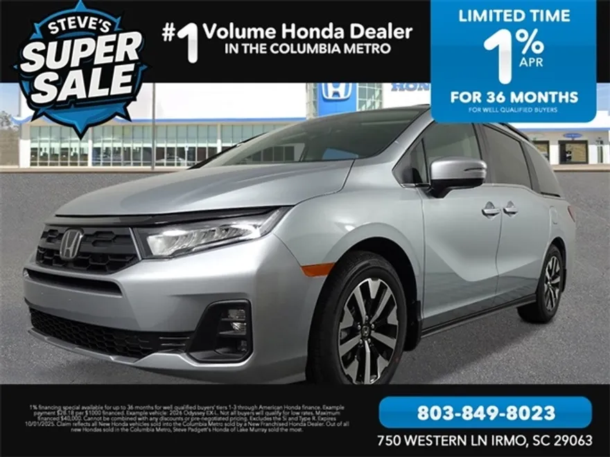 2026 Honda Odyssey EX-L photo 1
