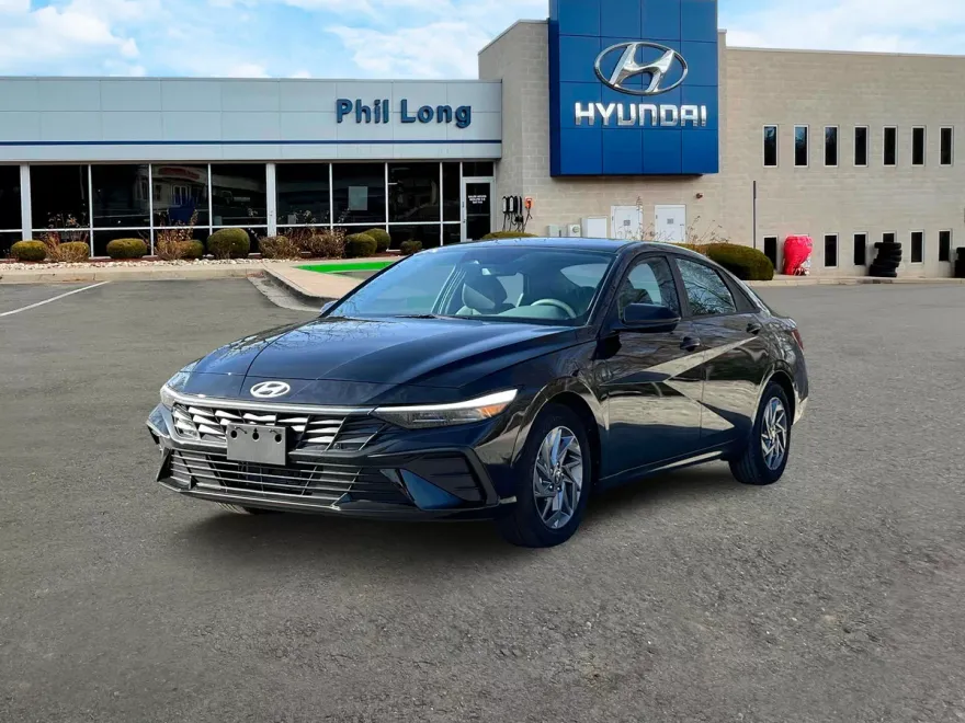 2025 Hyundai Elantra Hybrid Blue photo 1