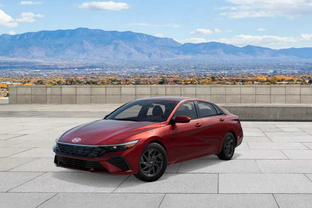 2025 Hyundai Elantra Hybrid Blue photo 1