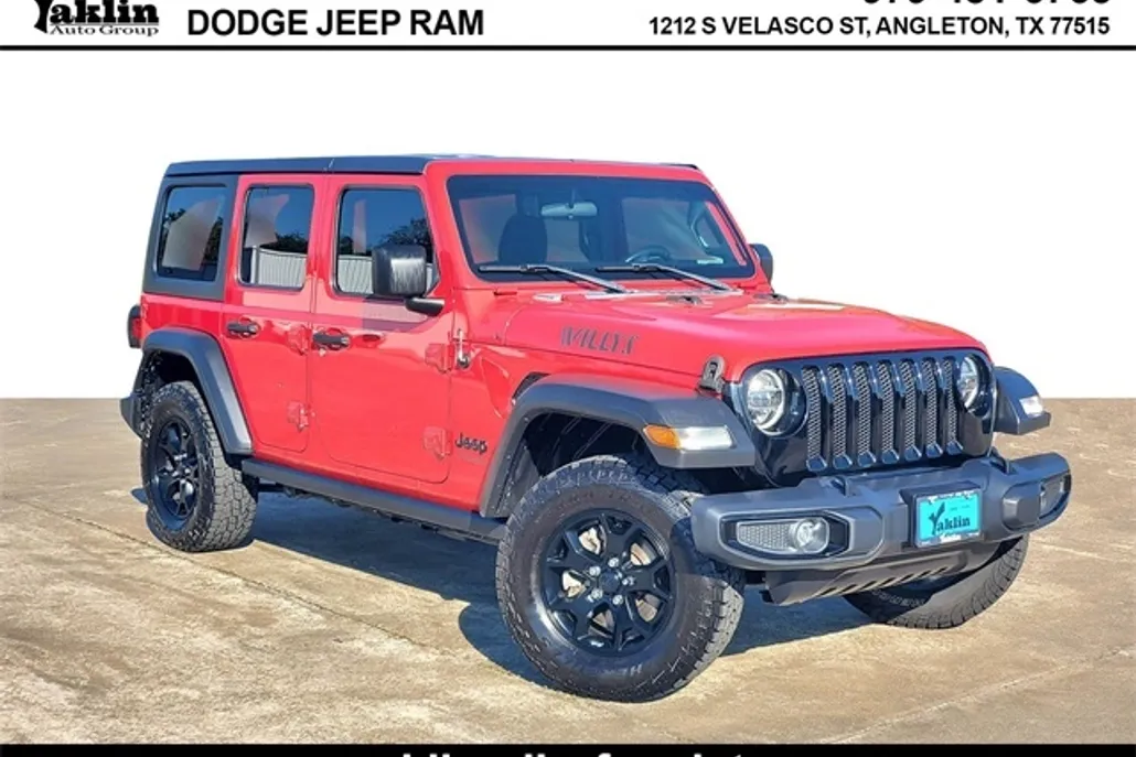 2020 Jeep Wrangler Unlimited Willys photo 1