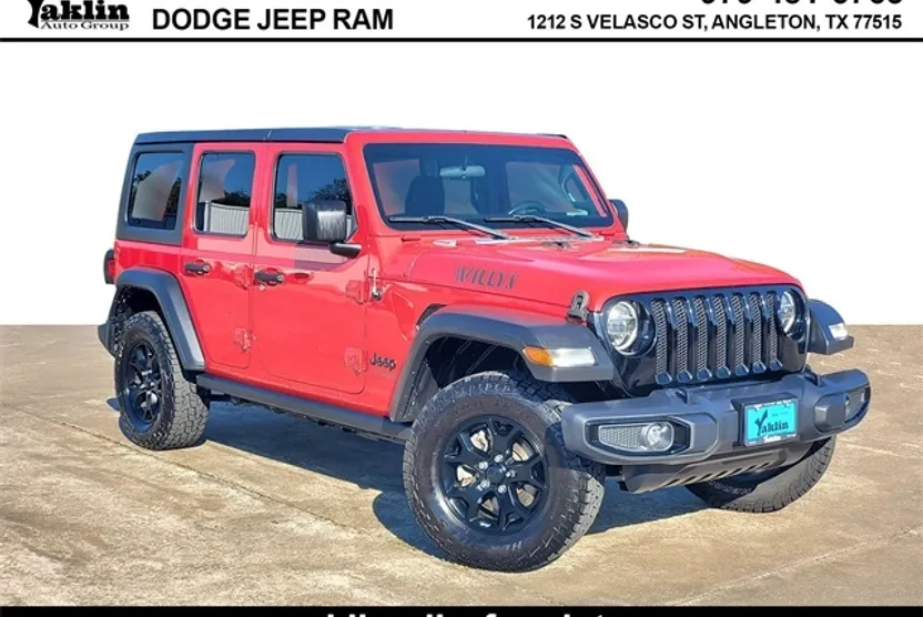 2020 Jeep Wrangler Unlimited Willys photo 1