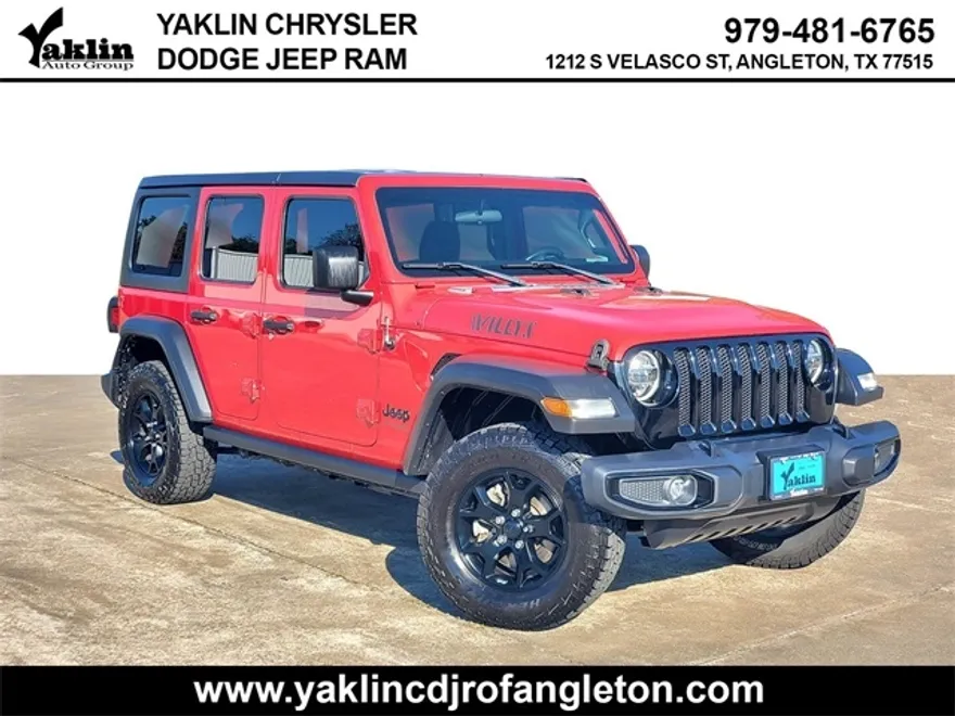 2020 Jeep Wrangler Unlimited Willys photo 1