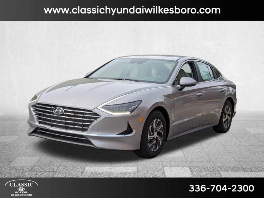 2023 Hyundai Sonata Hybrid Blue photo 1