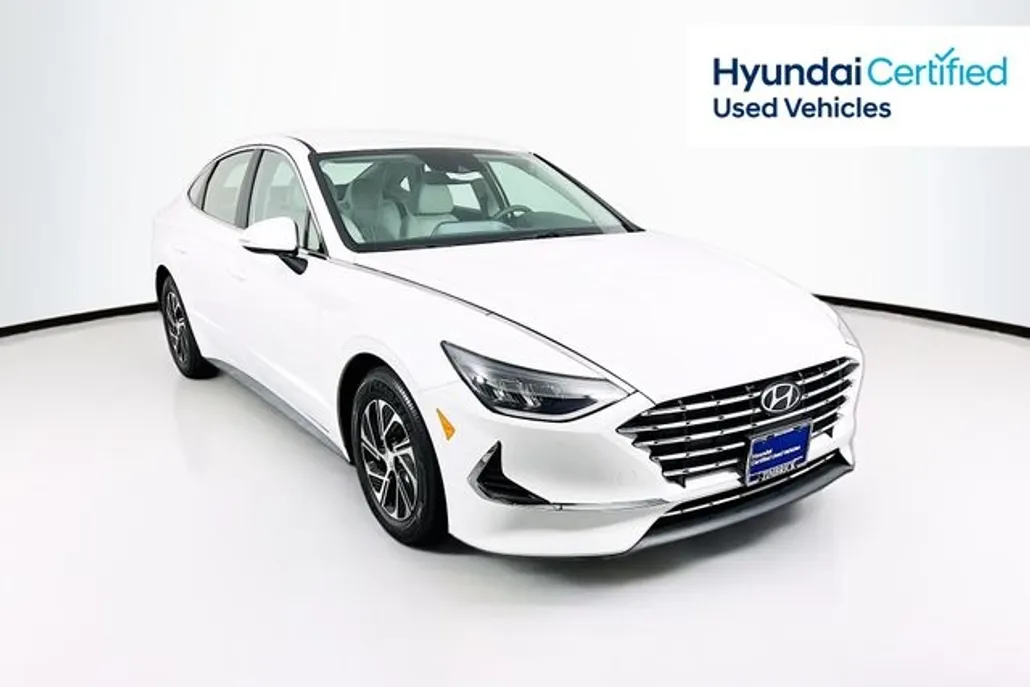 2021 Hyundai Sonata Hybrid Blue photo 1