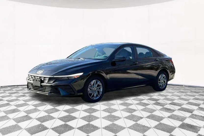 2025 Hyundai Elantra Hybrid Blue photo 1