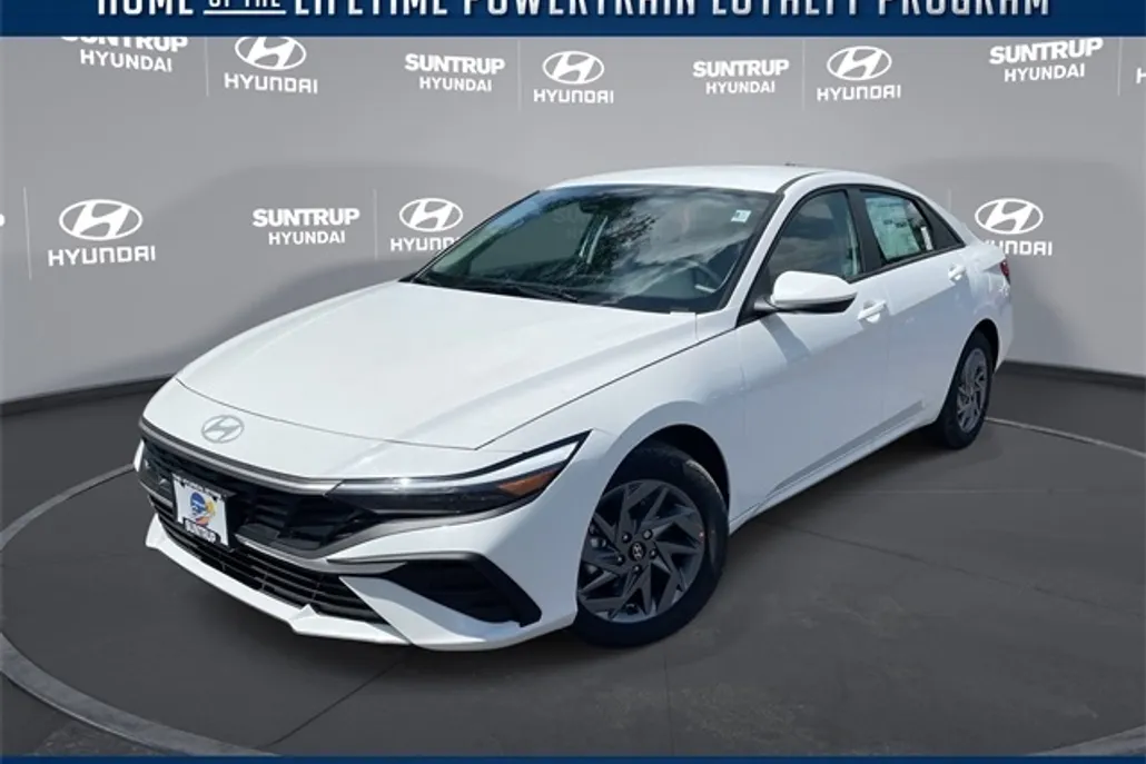 2025 Hyundai Elantra Hybrid Blue photo 1