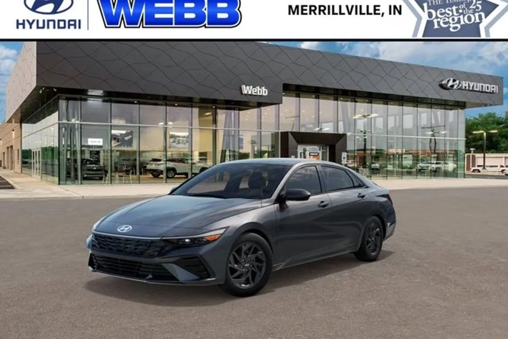 2025 Hyundai Elantra Hybrid Blue photo 1